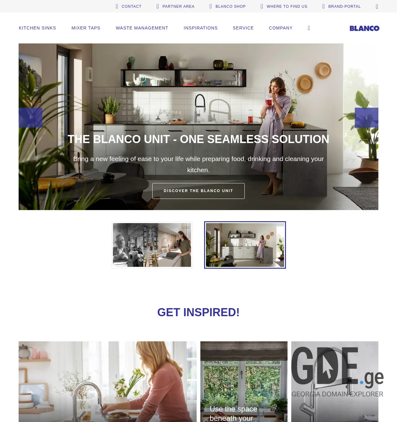 Screenshot of the site blanco.ge at 2025-11-30