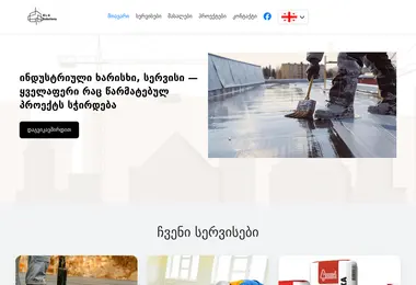 Screenshot of blg-solutions.ge