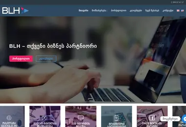 Скриншот blh.com.ge