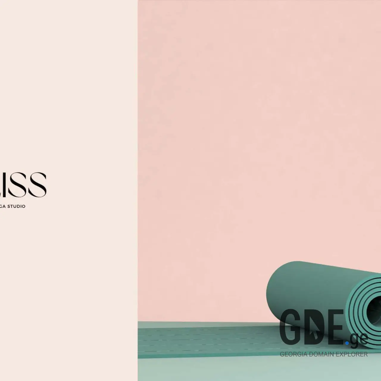 Screenshot of the site blissyoga.ge at 2025-12-07