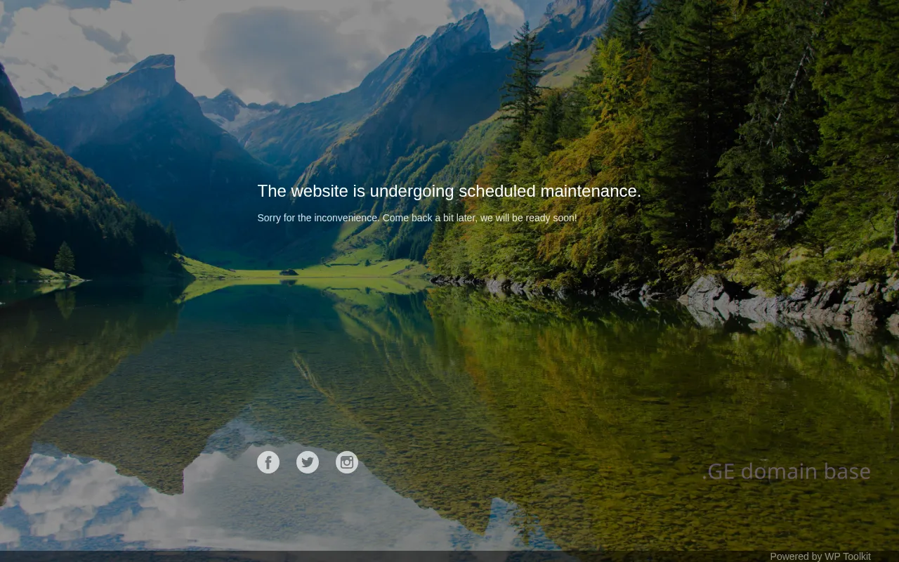 Screenshot of the site blockchainacademy.ge