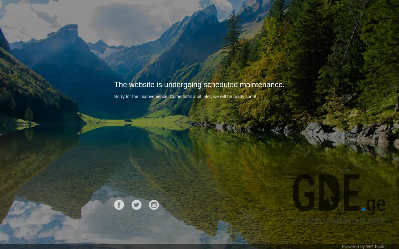 Screenshot of the site blockchainacademy.ge at 2025-11-28