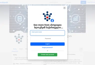 Скриншот blockchaingeorgia.ge