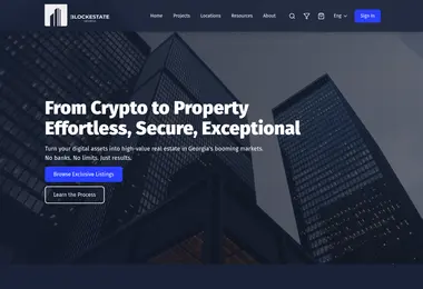 blockestate.ge-ის ეკრანის სურათი