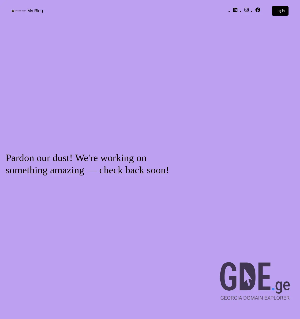 Screenshot of the site blossom.ge at 2025-11-30