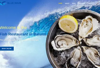 Screenshot of bluewave.ge