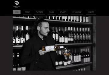 Скриншот bluewine.ge