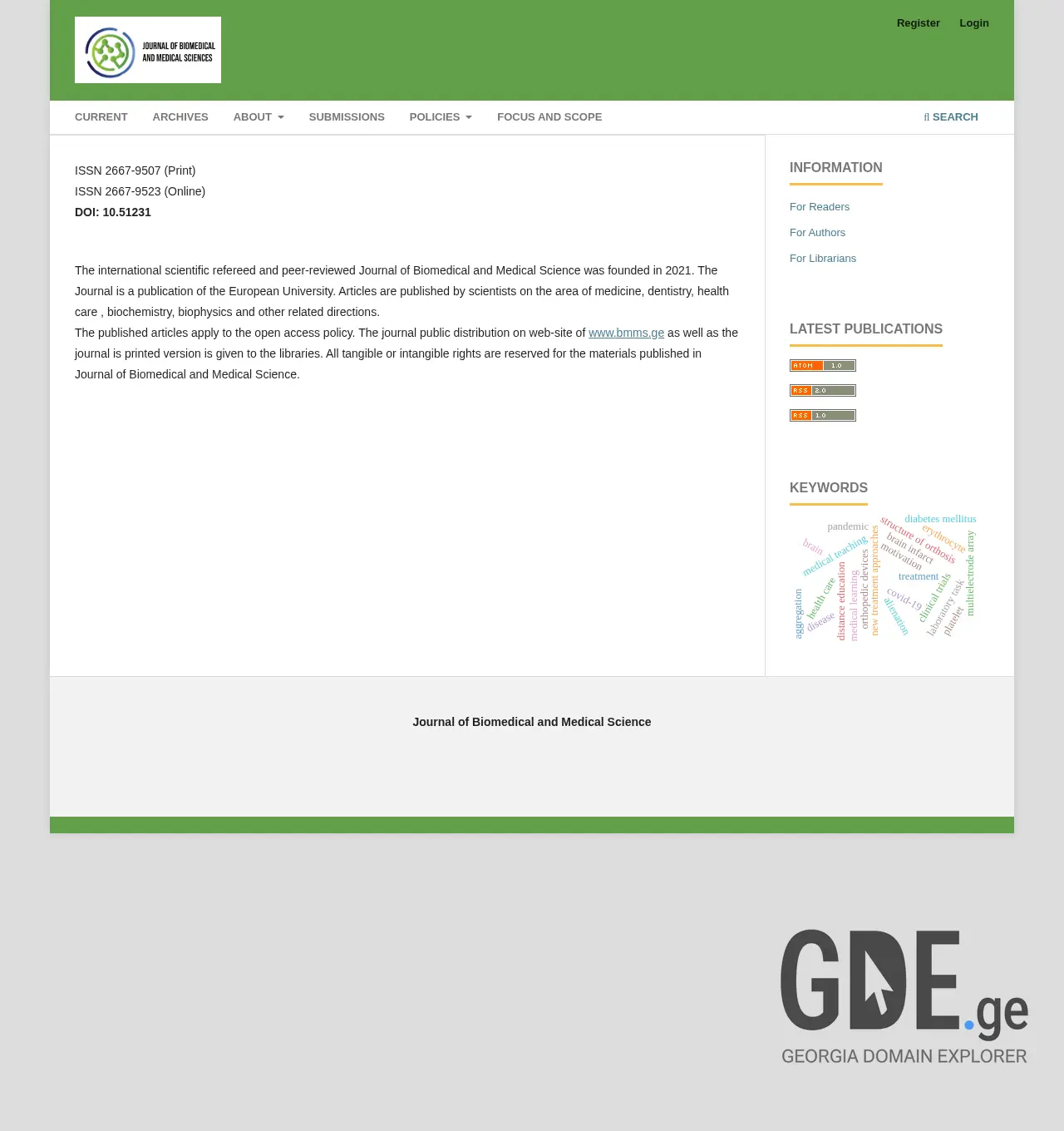 Screenshot of the site bmms.ge at 2025-11-30