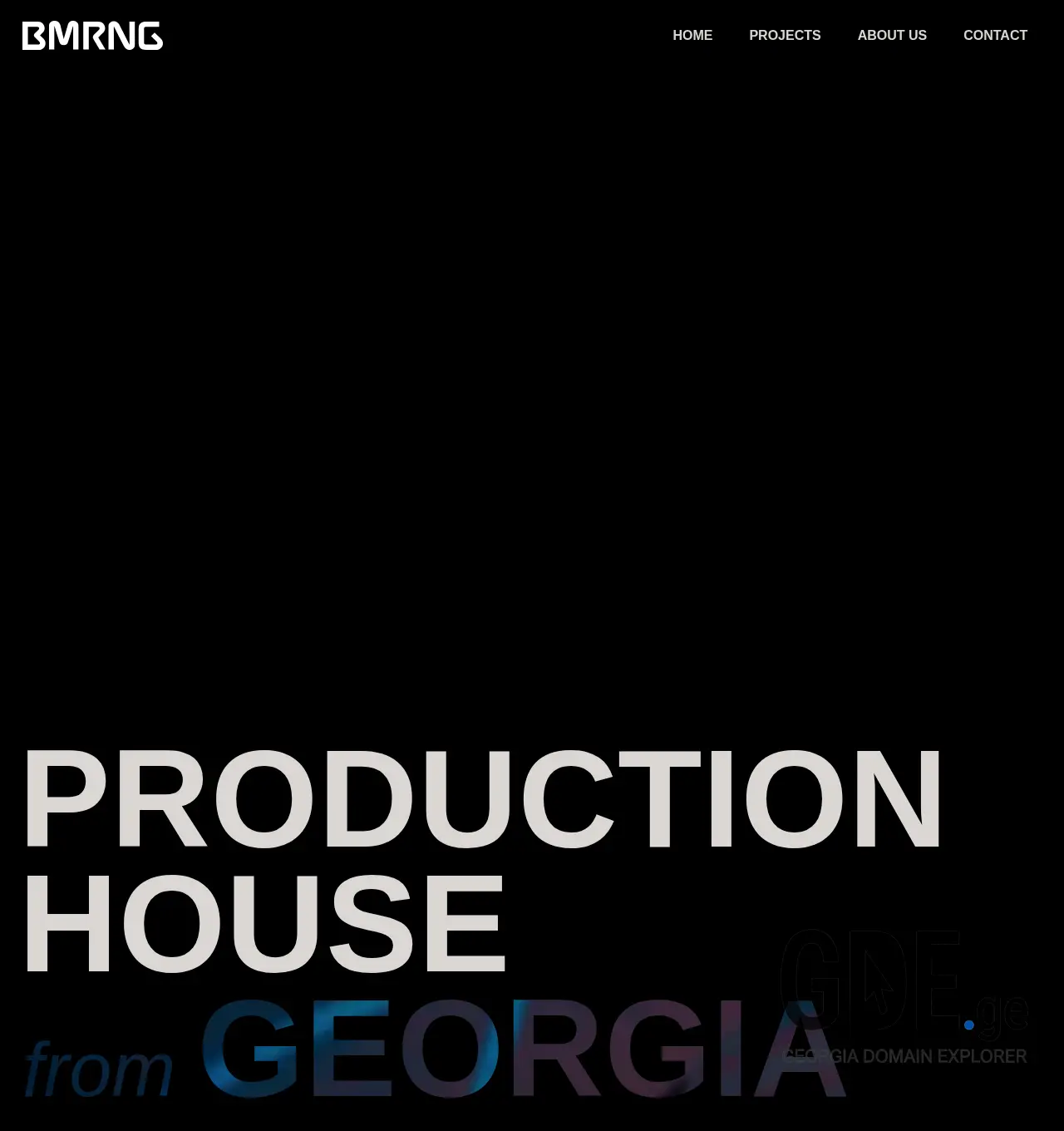 Screenshot of the site bmrng.ge at 2025-11-30