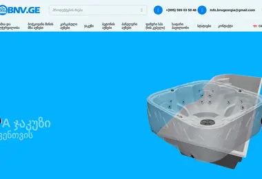 Screenshot of bnv.ge