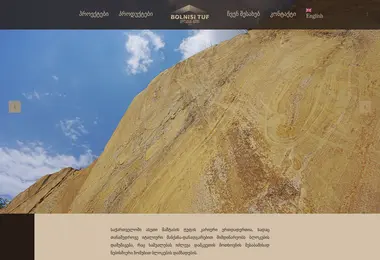 Screenshot of bolnisituf.ge