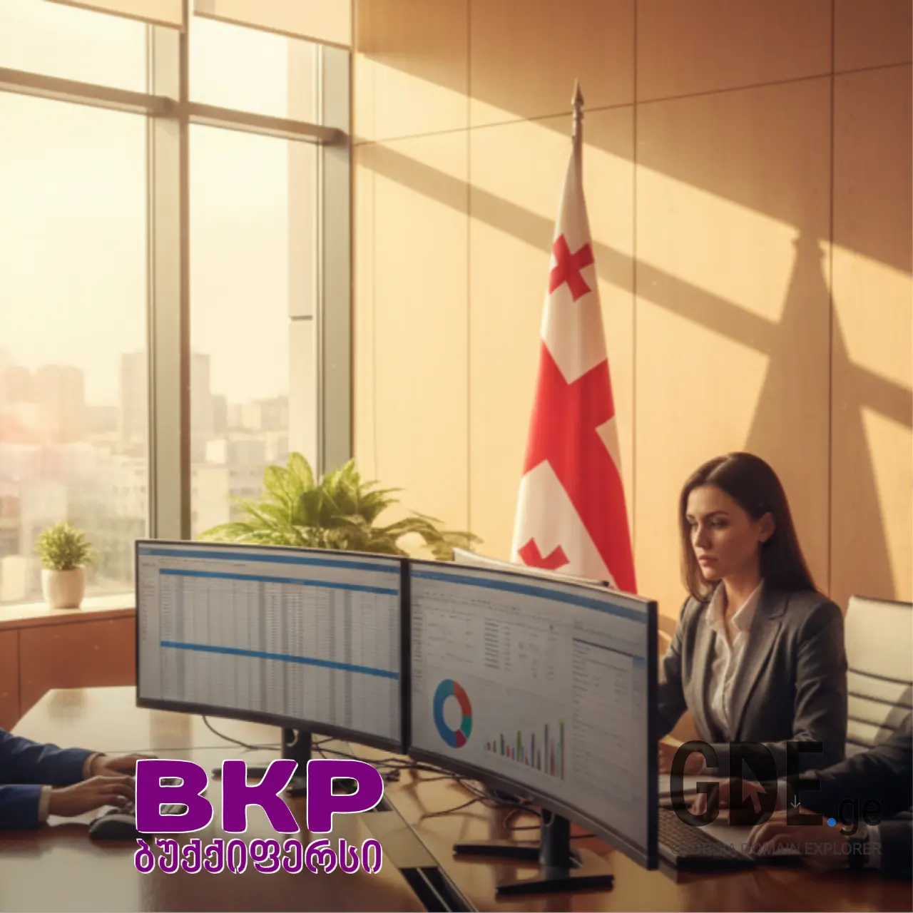 Screenshot of the site bookkeepers.ge at 2025-12-07