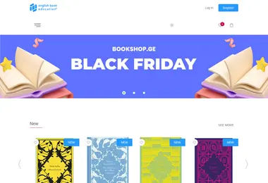 Скриншот bookshop.ge