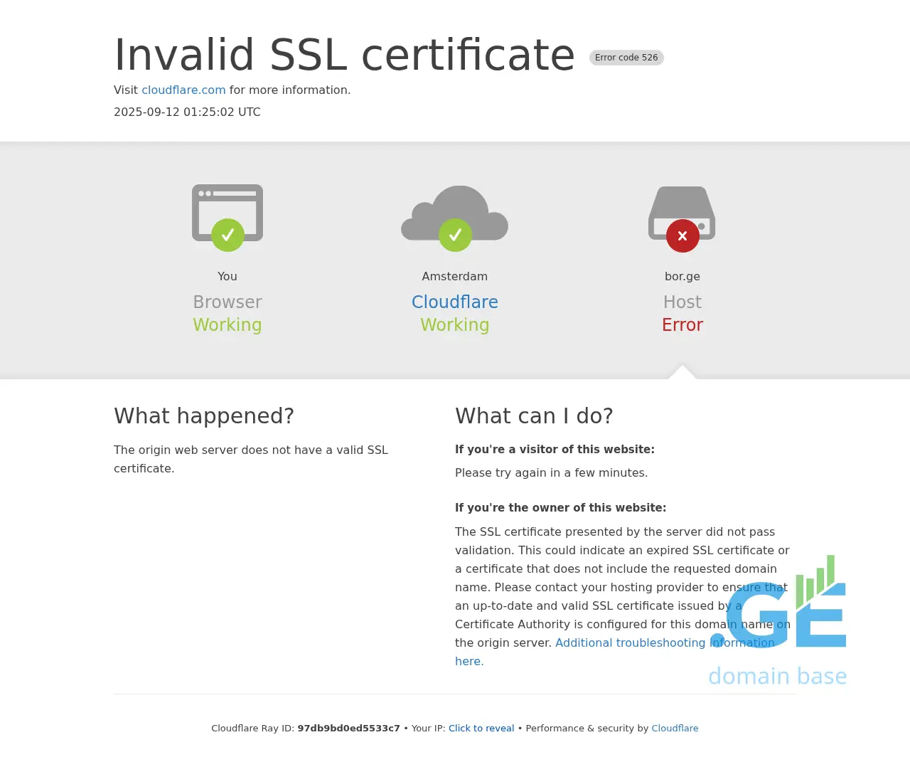 Screenshot of the site bor.ge