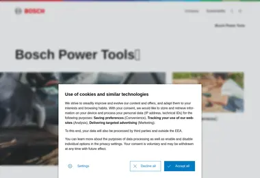 Скриншот bosch-promo.ge