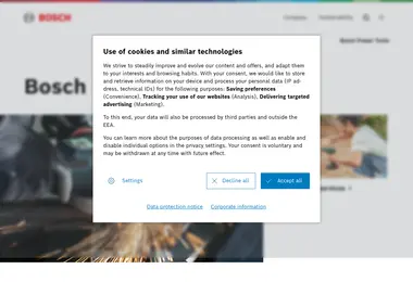 Screenshot of bosch-pt.ge