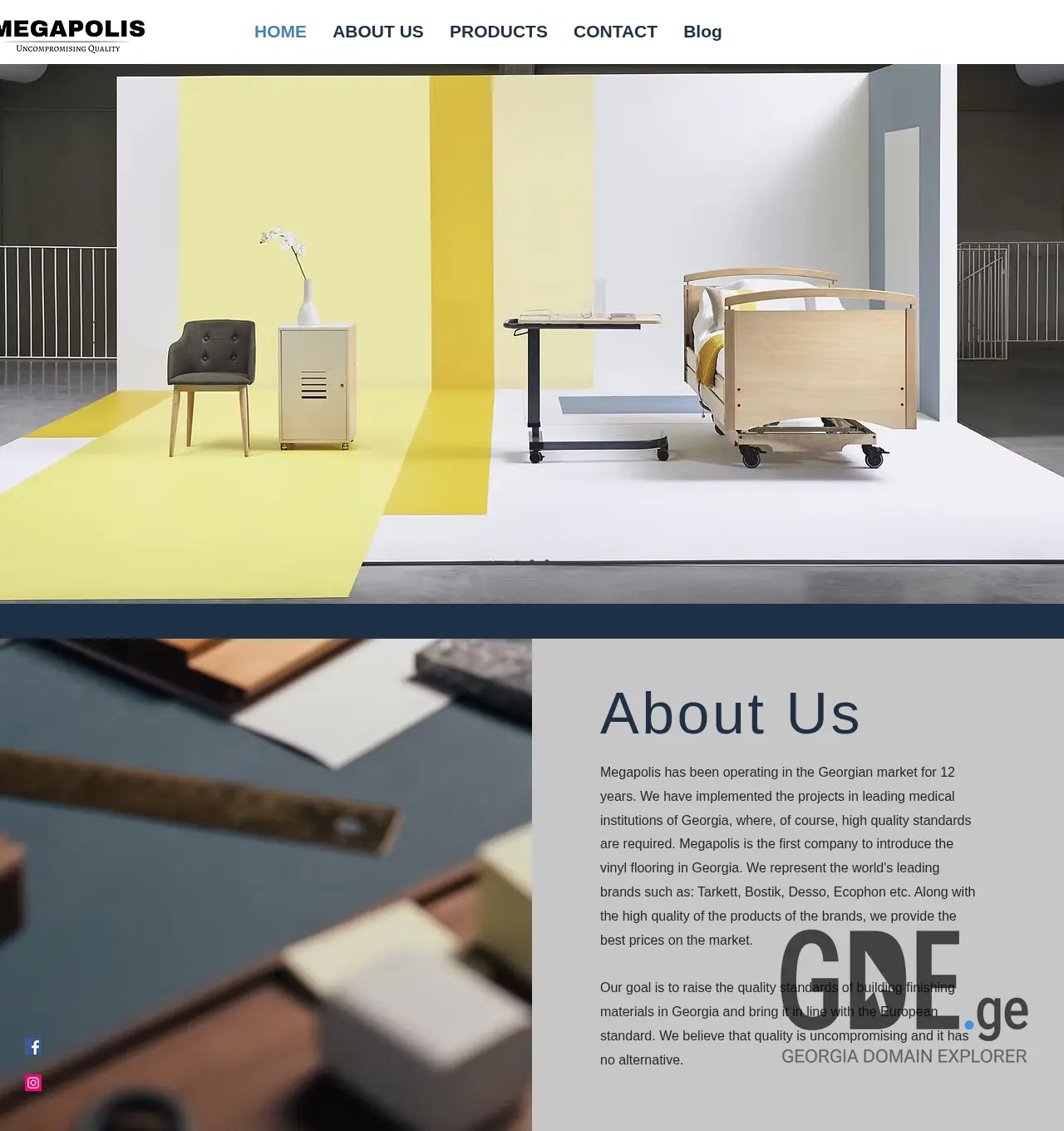 Screenshot of the site bostik.ge at 2025-11-30