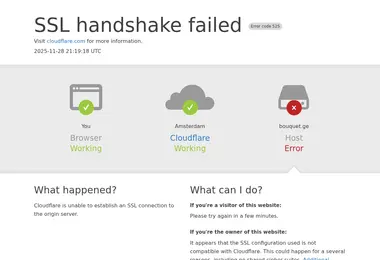 Скриншот bouquet.ge