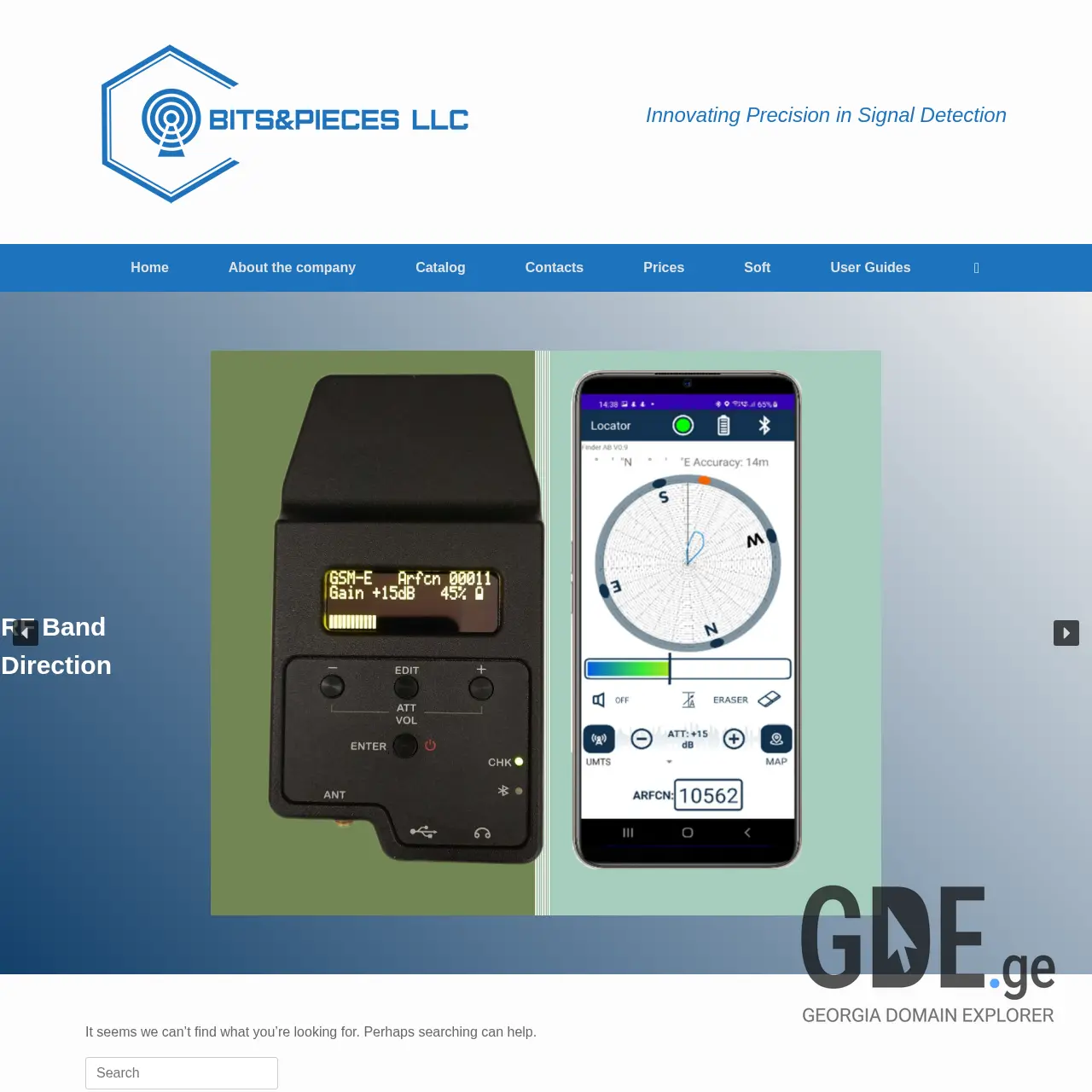 Screenshot of the site bp-locators.ge at 2025-12-07