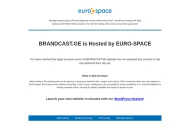 Screenshot of brandcast.ge