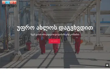 Скриншот bstpetro.ge