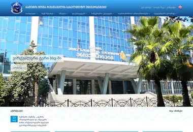 Screenshot of bsu.edu.ge