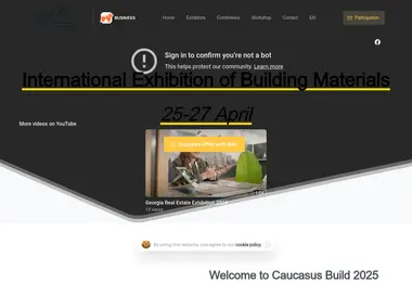 Screenshot of buildexpo.ge