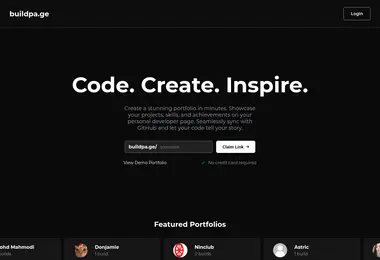 Скриншот buildpa.ge
