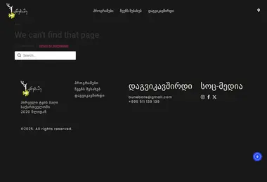 Screenshot of bunebare.ge