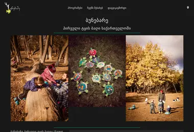 Screenshot of bunebare.ge