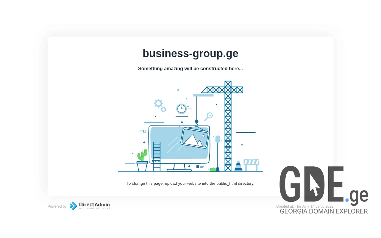 Screenshot of the site business-group.ge at 2025-11-28