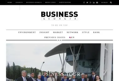 Screenshot of businessgeorgia.ge