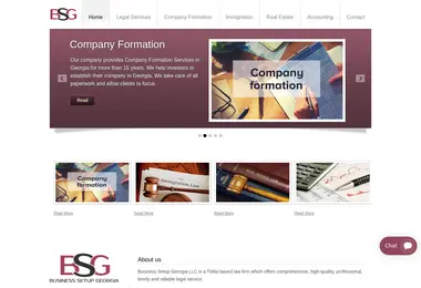 Screenshot of businesssetup.ge