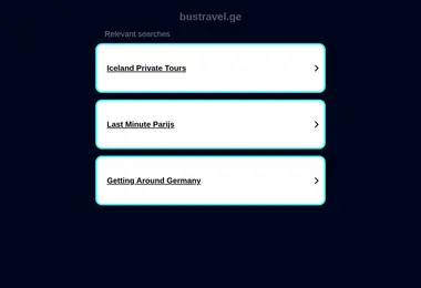 Screenshot of bustravel.ge