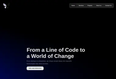 Screenshot of butterflyeffect.ge