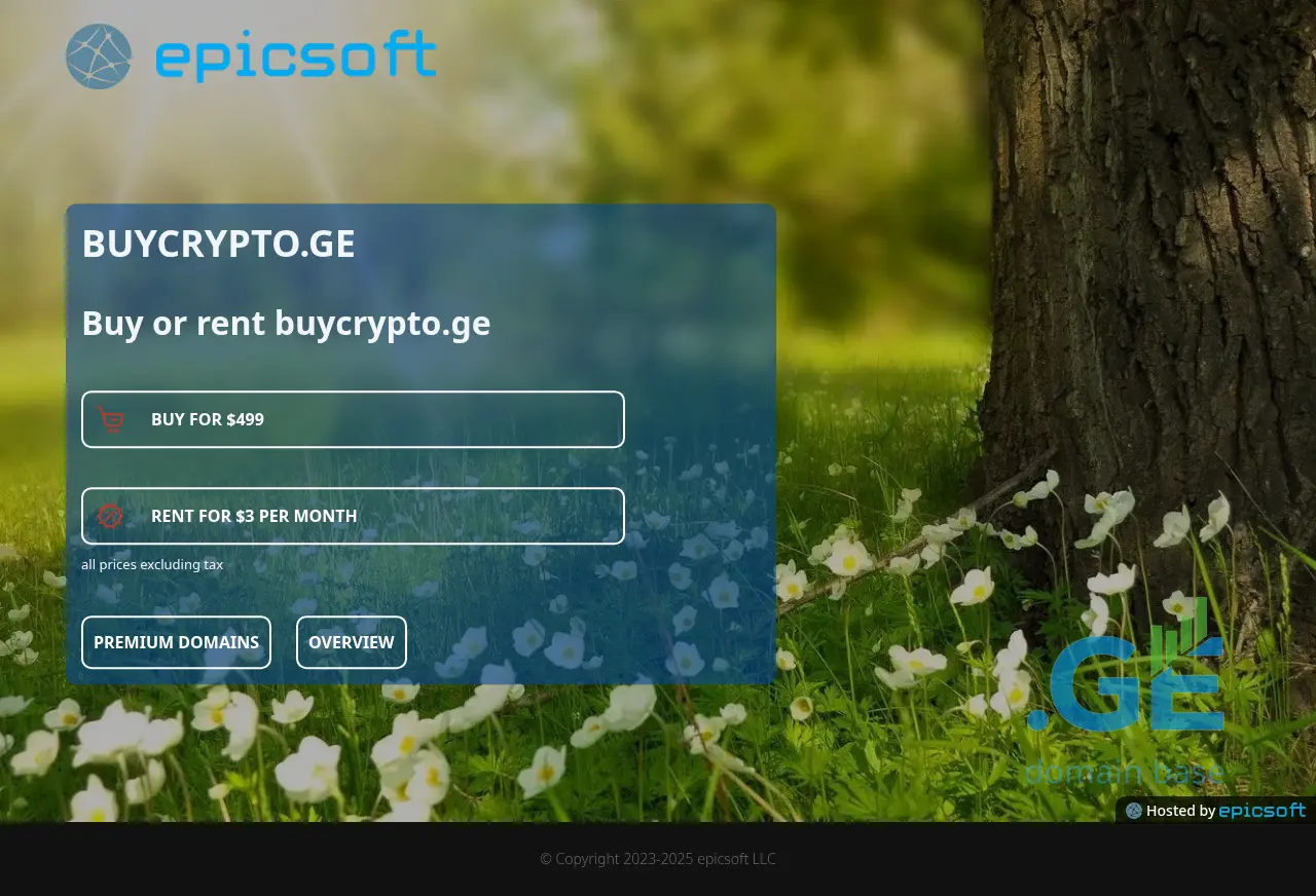 Screenshot of the site buycrypto.ge at 2025-10-04