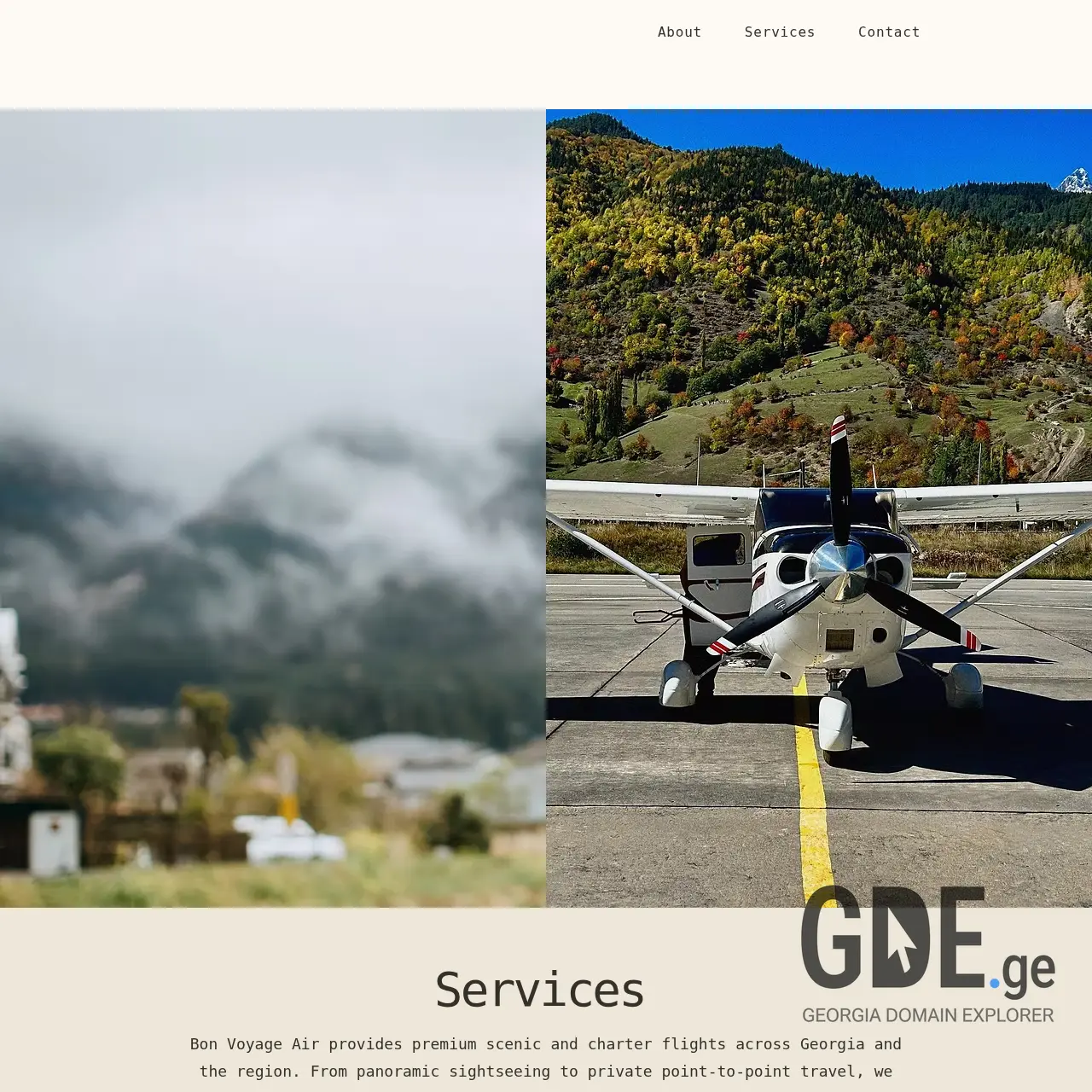 Screenshot of the site bva.ge at 2025-12-31