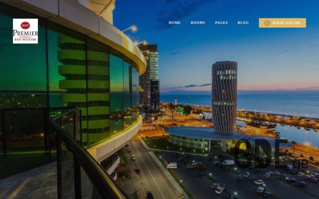 Screenshot of the site bwpremierbatumi.ge at 2025-11-28