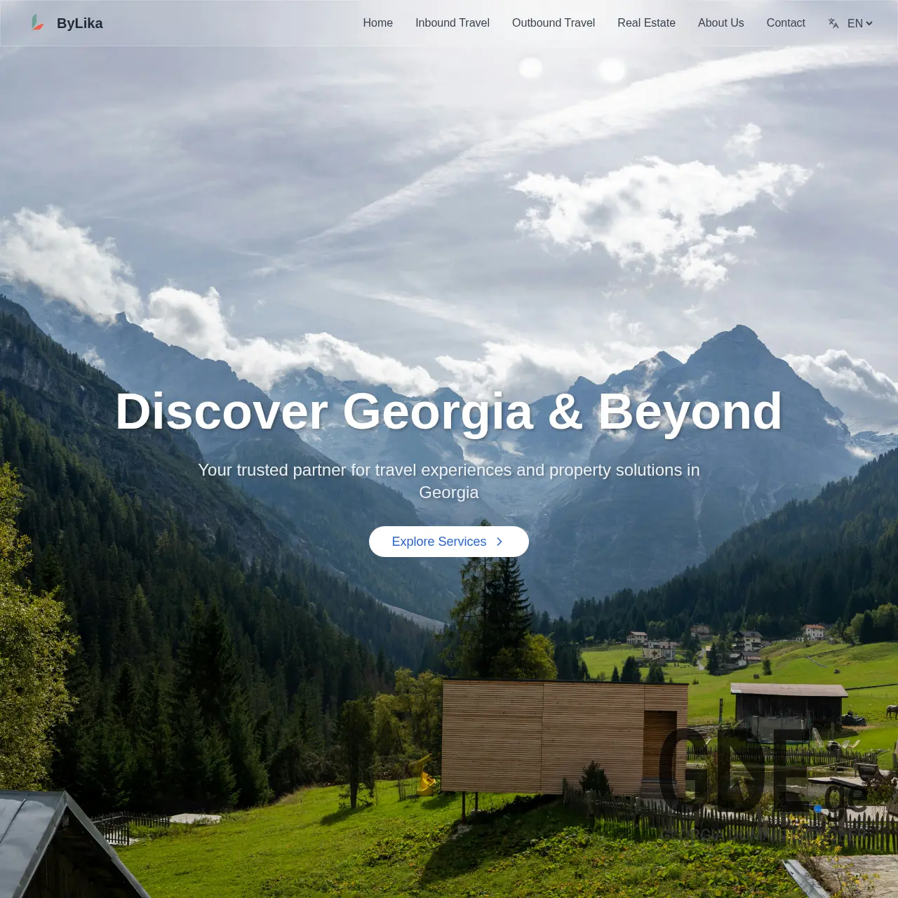 Screenshot of the site bylika.ge at 2025-12-07