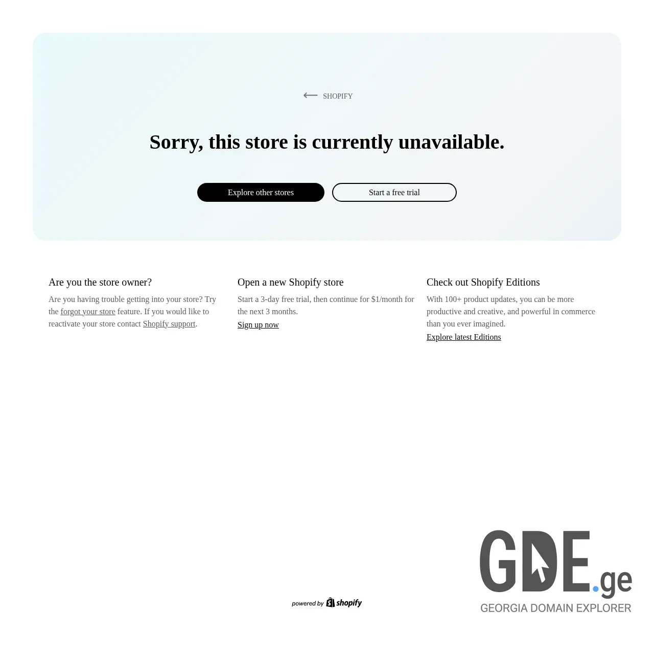 Screenshot of the site bynest.ge at 2025-12-07