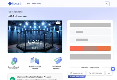 ca.ge-ის ეკრანის სურათი