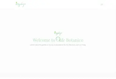 Screenshot of cafe-botanico.ge
