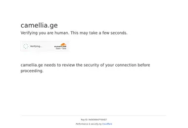 Screenshot of camellia.ge