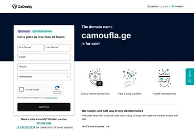 Screenshot of camoufla.ge