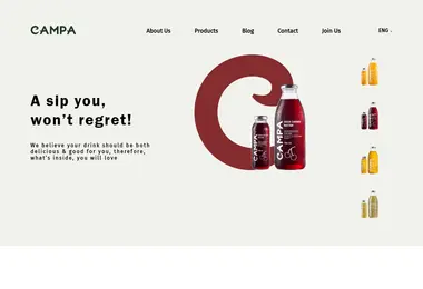 Screenshot of campa.ge