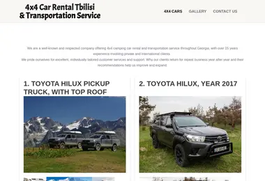campercarrental.ge-ის ეკრანის სურათი