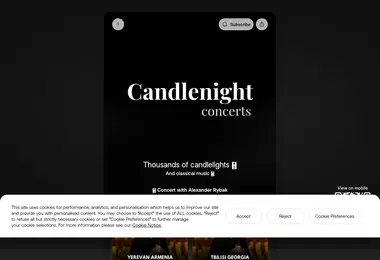candlenight.ge-ის ეკრანის სურათი