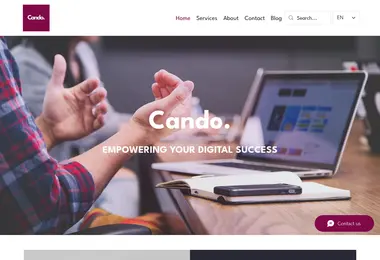 Скриншот cando.ge