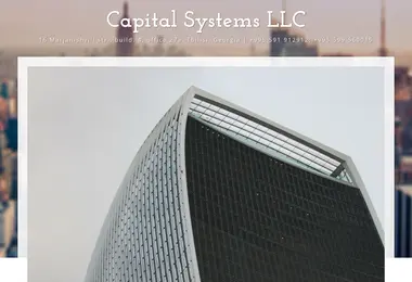 Screenshot of capitalsystems.ge