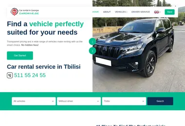 Screenshot of cardrive.ge